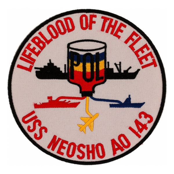 USS Neosho AO-143 Ship Patch