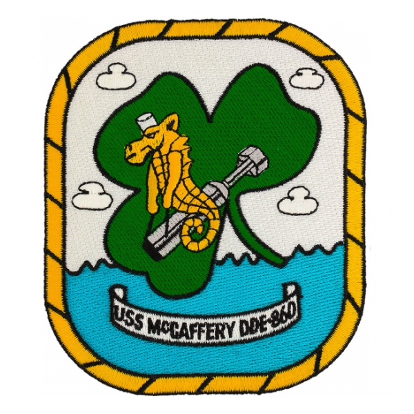 USS McCaffery DDE-860 Ship Patch