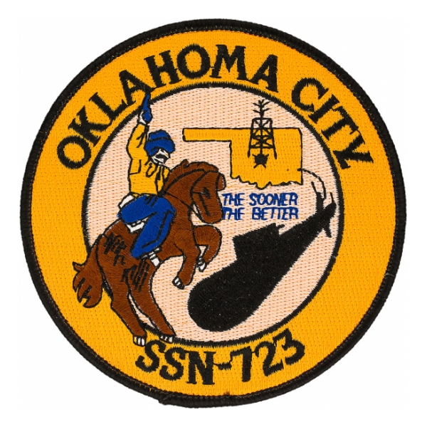 USS Oklahoma City SSN-723 Patch