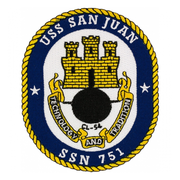 USS San Juan SSN-751 Patch