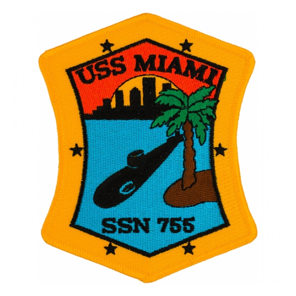 USS Miami SSN-755 Patch