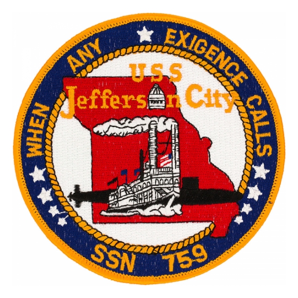 USS Jefferson City SSN-759 Patch