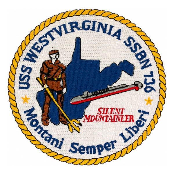 USS West Virginia SSBN-736 Patch