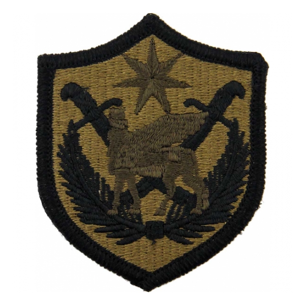 Multi-National Force Iraq Scorpion / OCP Patch With Hook Fastener
