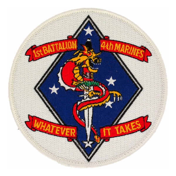 1st Battalion / 4th Marine Patch (Velcro)