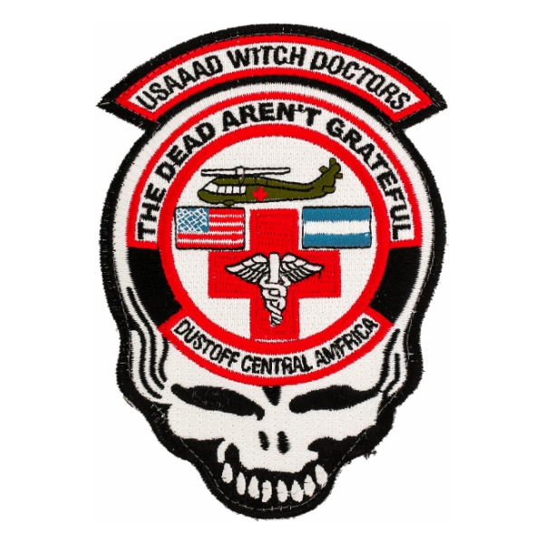 228th Aviation Patch with Skull (The Dead Aren't Grateful) with Velcro