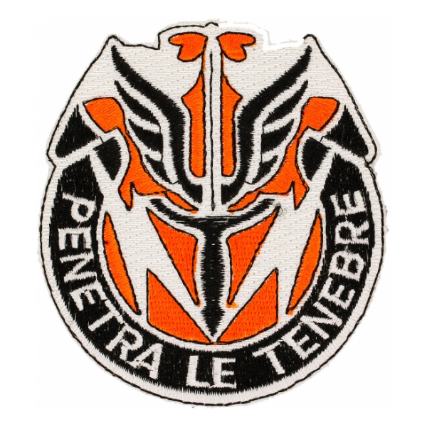 112th Airborne Signal Battalion Patch (Penetra Le Tenebre)