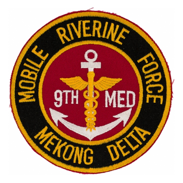 9th Medical Company Patch Mobile Riverine Patch Mekong Delta