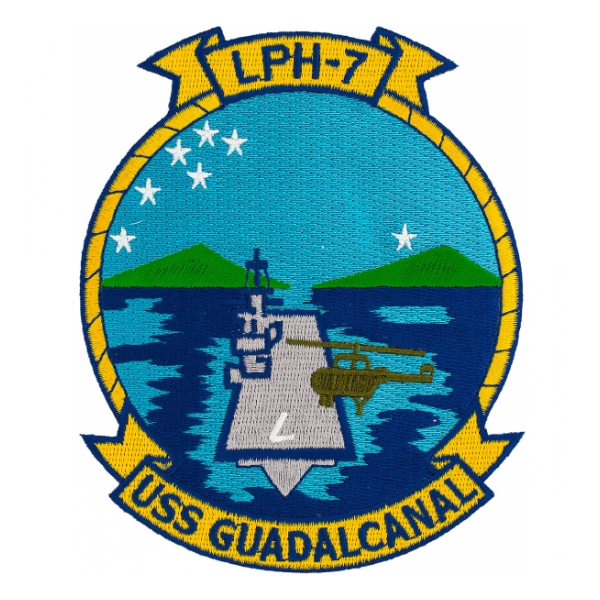 USS Guadalcanal LPH-7 Ship Patch