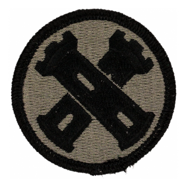 16th Engineer Brigade Patch Foliage Green (Velcro Backed)