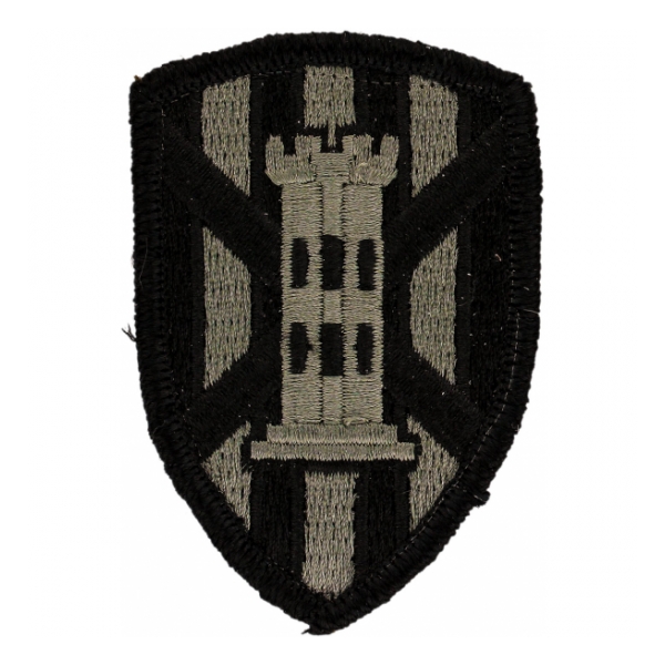 7th Engineer Brigade Patch Foliage Green (Velcro Backed)