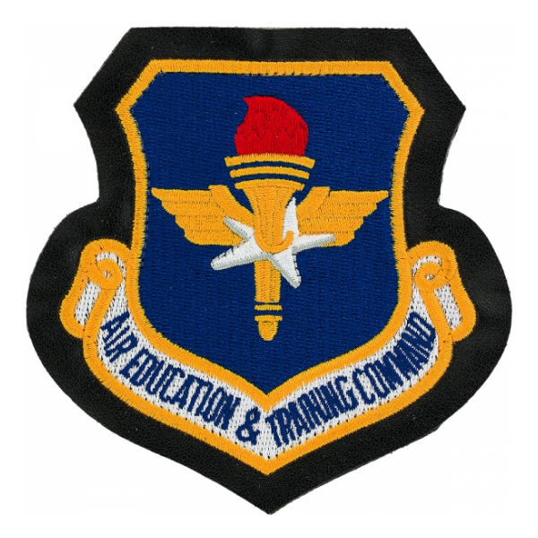 Air Education & Training Command Patch With Hook Fastener