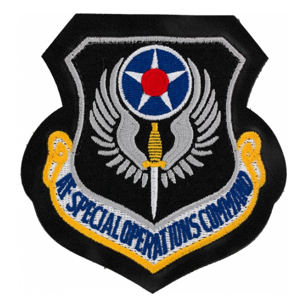 AF Special Operations Command Patch With Hook Fastener