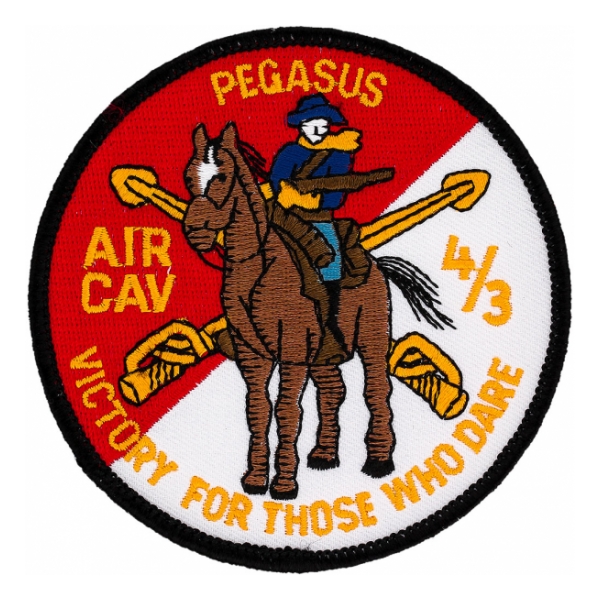 Pegasus 4/3 Air Cavalry Regiment Victory For Those Who Dare Patch (Dress)