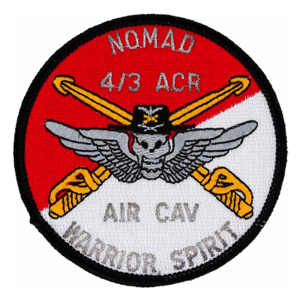 Nomad 4/3 Air Cavalry Regiment Warrior Spirit Patch (Dress)