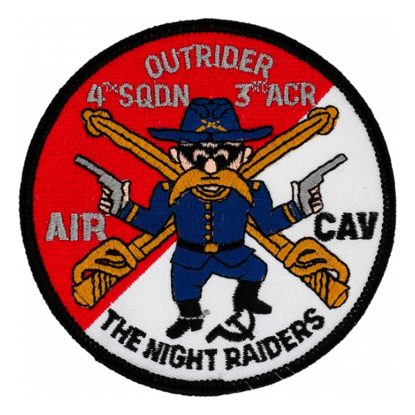 Outrider 4/3 Air Cavalry Regiment The Night Raiders Patch (Dress)