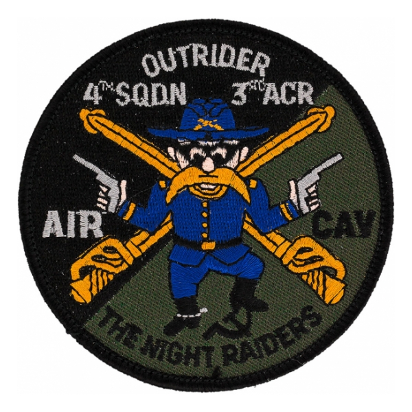 Outrider 4/3 Air Cavalry Regiment The Night Raiders Patch (OD)