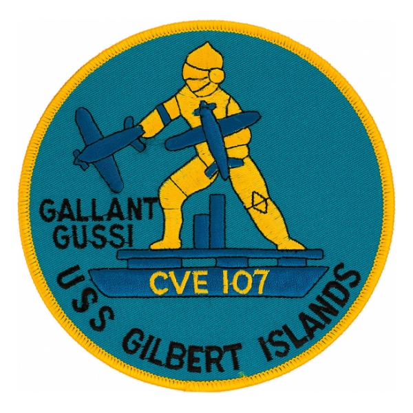USS Gilbert Islands CVE-107 Patch (Gallant Gussi)