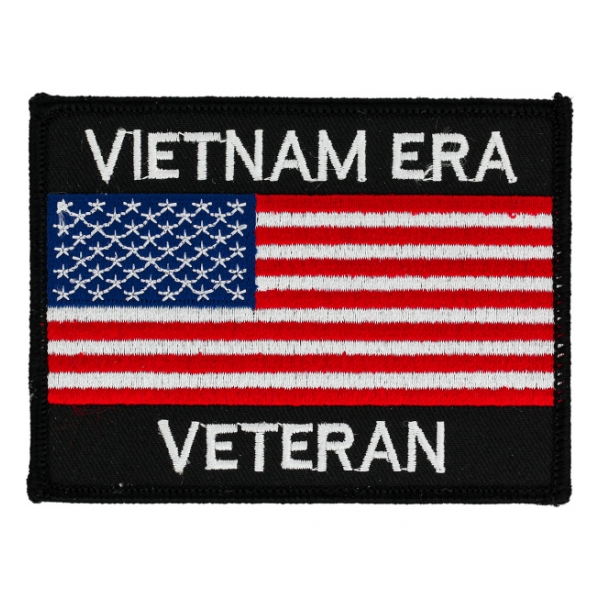 Vietnam Era Veteran Patch with American Flag