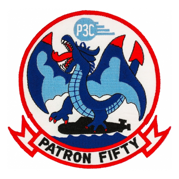 Navy Patrol Squadron VP-50 Patron Fifty P3C Patch