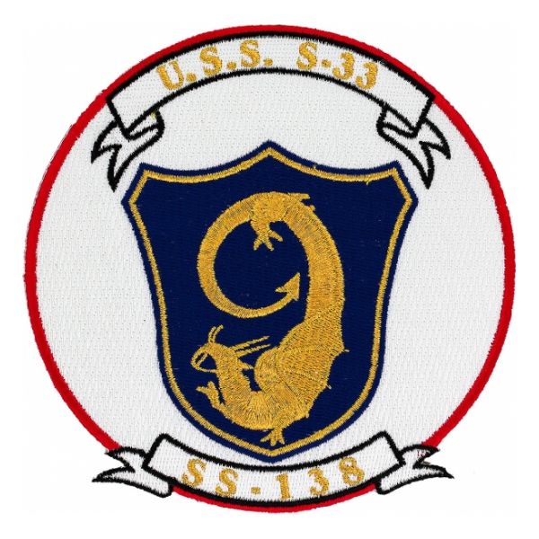 USS S-33 SS-138 Submarine Patch