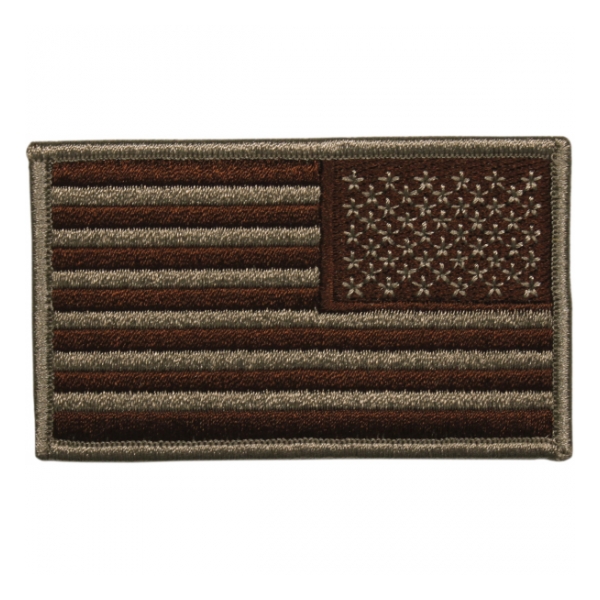 American Flag Patch Desert (Reversed)