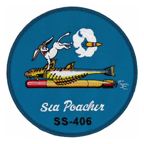 USS Sea Poacher SS-406A Submarine Patch