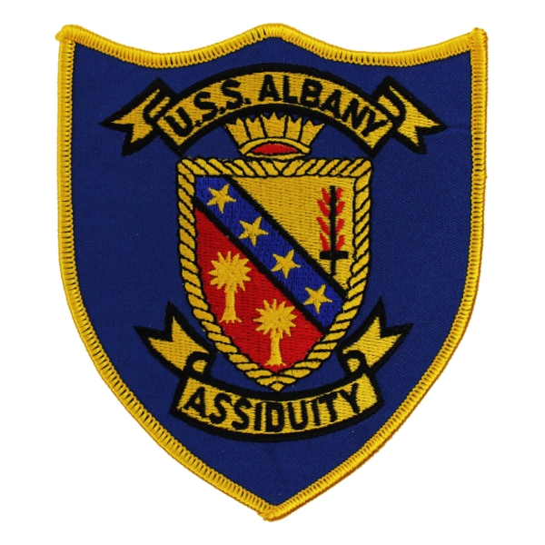 USS Albany CG-10 Ship Patch