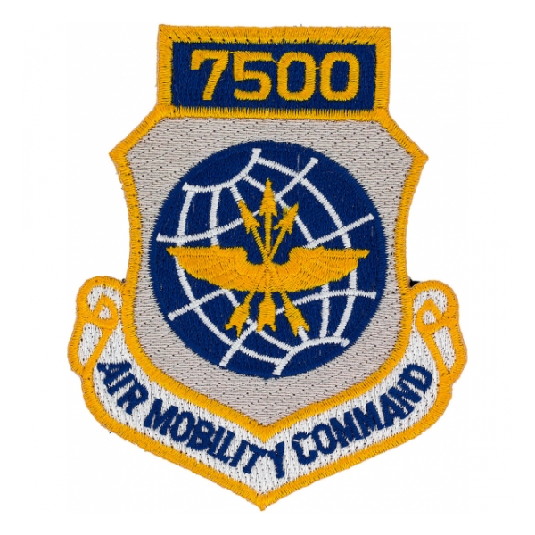 7500 Air Mobility Command Patch with Velcro®