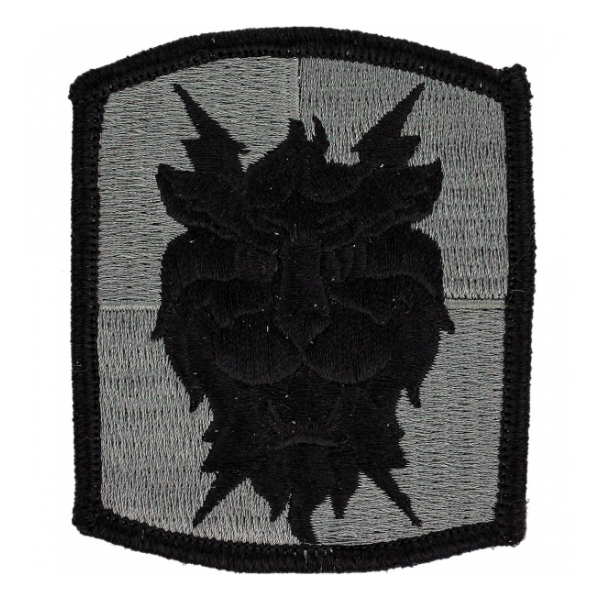 35th Signal Brigade Patch Foliage Green (Velcro Backed)