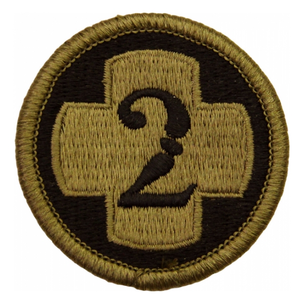 2nd Medical Brigade Scorpion / OCP Patch With Hook Fastener
