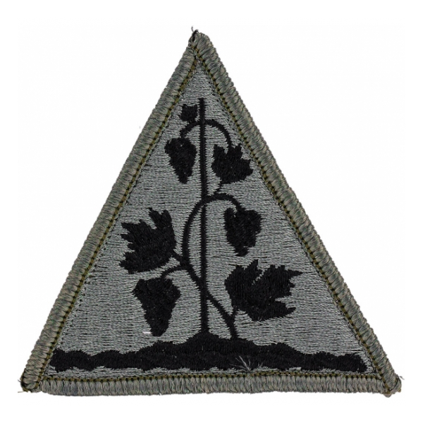 Connecticut National Guard Headquarters Patch Foliage Green (Velcro Backed)