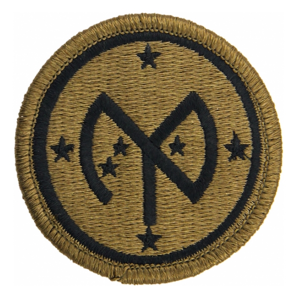 27th Infantry Division Scorpion / OCP Patch With Hook Fastener
