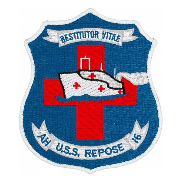 USS Repose AH-16 Ship Patch