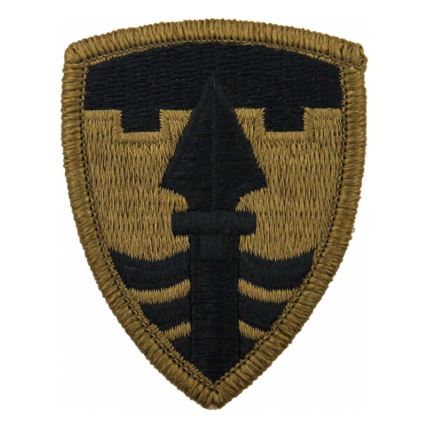 43rd Military Police Brigade Scorpion / OCP Patch With Hook Fastener