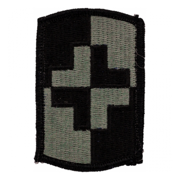 4th Medical Brigade Patch Foliage Green (Velcro Backed)