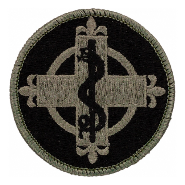 338th Medical Brigade Patch Foliage Green (Velcro Backed)