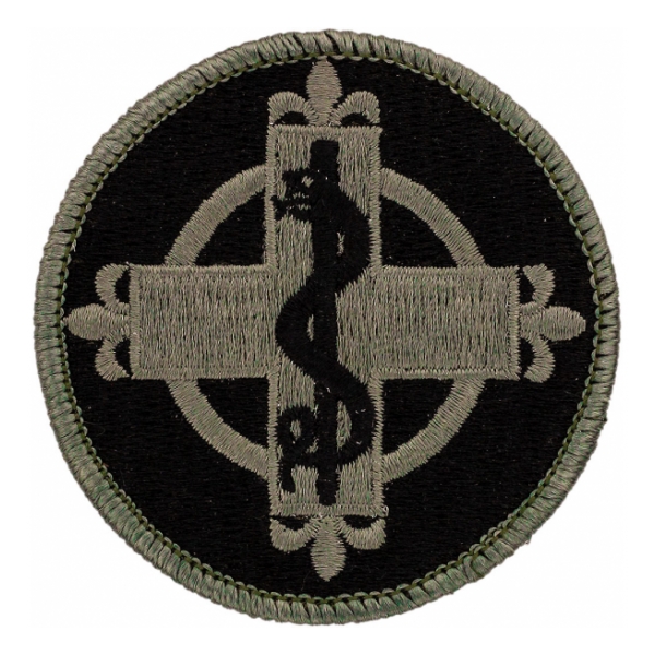 338th Medical Brigade Patch Foliage Green (Velcro Backed)