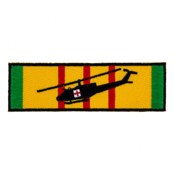 Dustoff Huey Vietnam Service Ribbon Patch