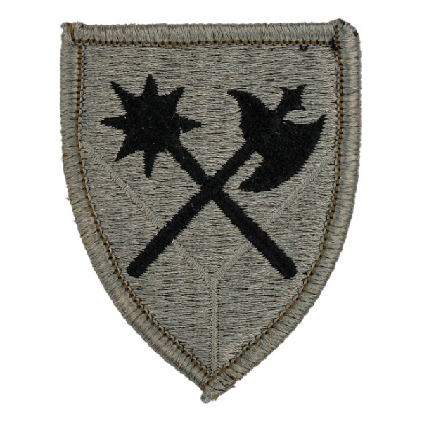194th Armored Brigade Patch Foliage Green (Velcro Backed)