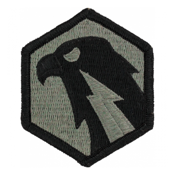 6th Signal Command Patch Foliage Green (Velcro Backed)