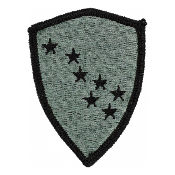 Alaska National Guard Headquarters Patch Foliage Green (Velcro Backed)