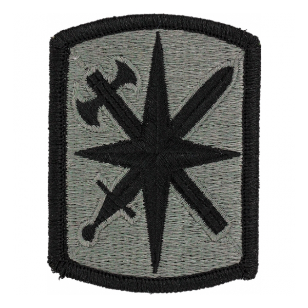 14th Military Police Brigade Patch Foliage Green (Velcro Backed)