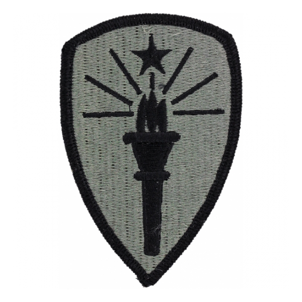 Indiana National Guard Headquarters Patch Foliage Green (Velcro Backed)