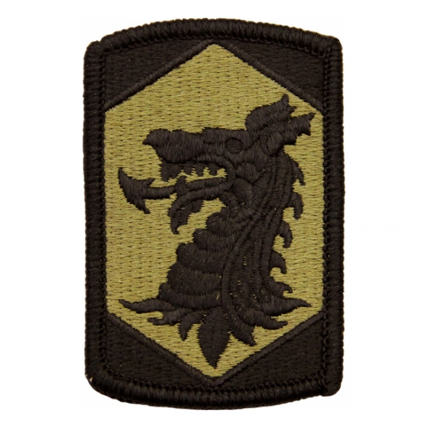 404th Maneuver Enhancement Brigade Scorpion / OCP Patch With Hook Fastener