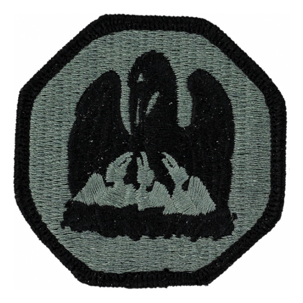 Louisiana National Guard Headquarters Patch Foliage Green (Velcro Backed)