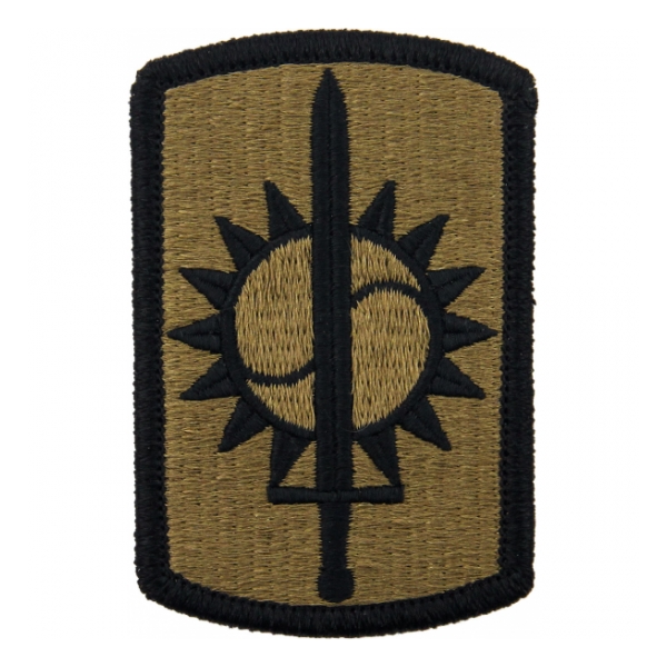 8th Military Police Brigade Scorpion / OCP Patch With Hook Fastener)