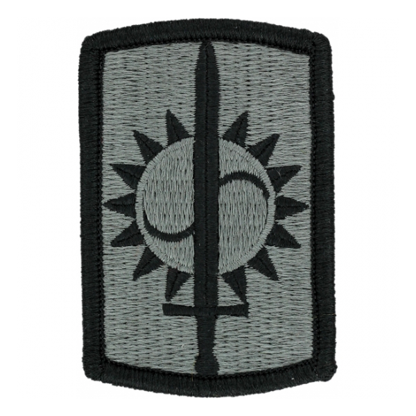 8th Military Police Brigade Patch Foliage Green (With Hook Fastener)