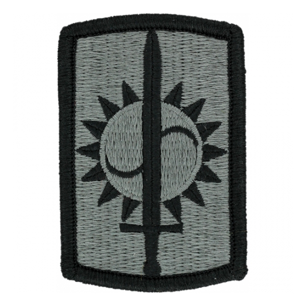 8th Military Police Brigade Patch Foliage Green (Velcro Backed)