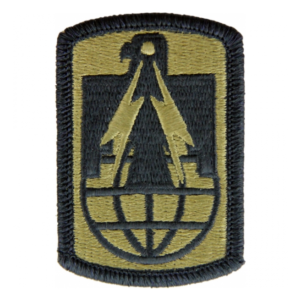 11th Signal Brigade Scorpion / OCP Patch With Hook Fastener